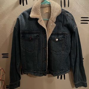 Sherpa lined Jean Jacket
